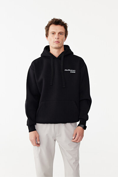 SAR UNIFORM Pulse Black Unisex supradimensionat Swea tricou