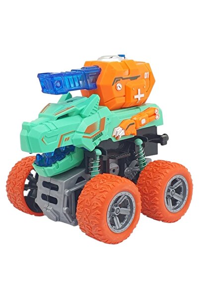 Vardem Friction Dinosaur Vehicles - with Sound and Light - D500-19 - Turquoise