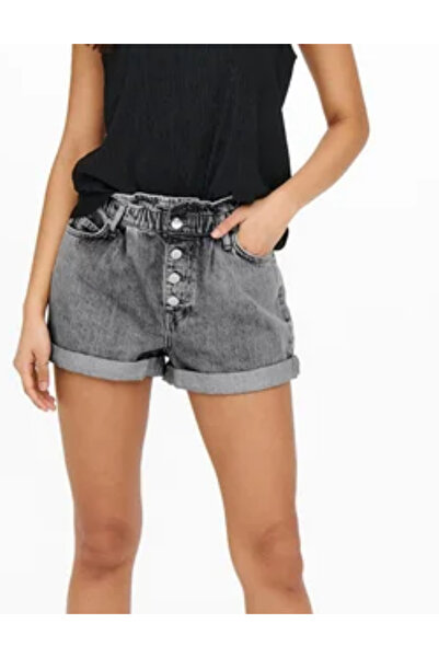 ONLY Only denim shorts, gray