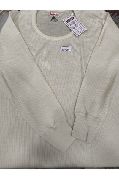 Hasyün %100 yün uzun kol fanila