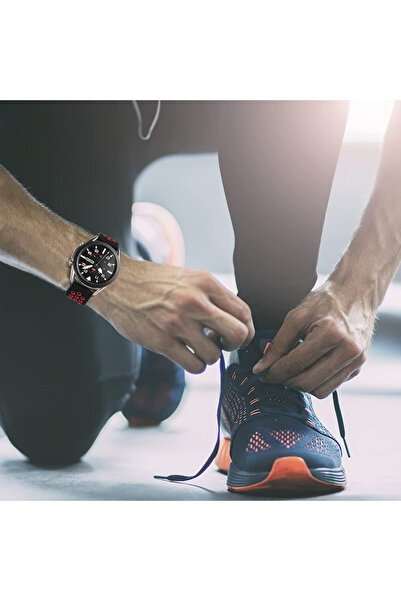 OEM 20mm perforated silicone strap, compatible with Samsung Galaxy Watch 42mm, Huawei Watch GT 2 42mm