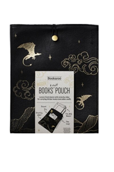 İF Bookaroo Books & Stuff Pouch Kitap&Defter Kılıfı Fantasy Dragon