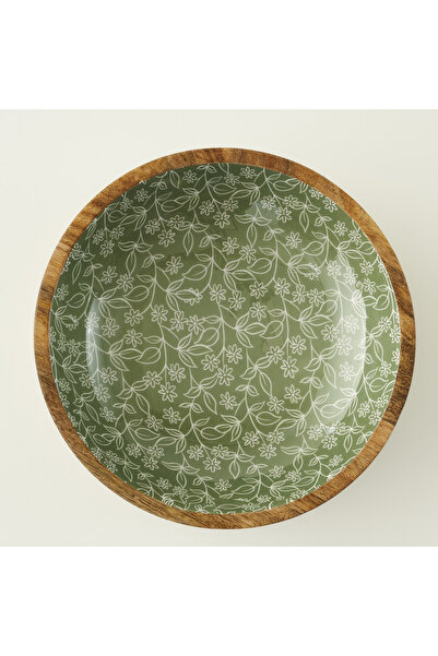 Bella Maison Floral Mango Presentation Bowl Green (30X8 cm)