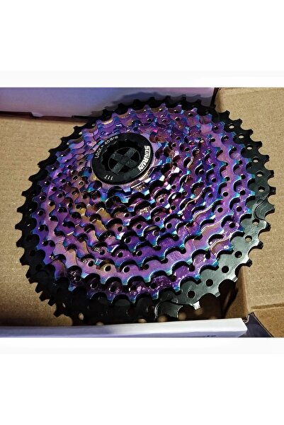 Sunrun 10’lu Dişli Kaset – Rainbow Renk MTB & Yol Bisikleti Uyumlu Hafif Daya...