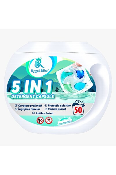 Regal Bliss Detergent de rufe capsule ® 5in1, 50 Spalari