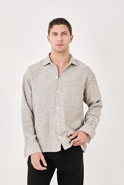 Rocqerx X-0001 Standing Collar Single Pocket Long Sleeve Shirt