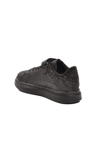 WALKWAY 2540-K F Black Glitter Children's Sports Shoes