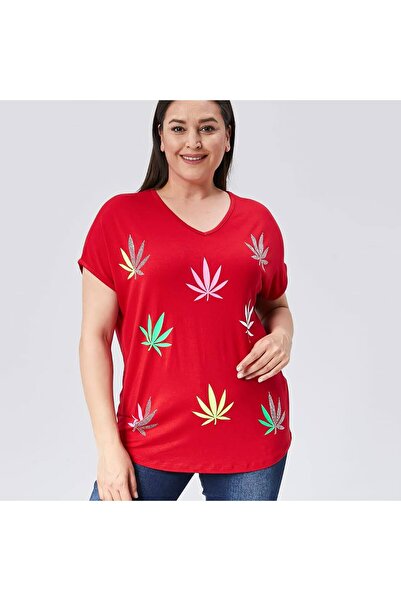 MojerHermosa Floral Pattern Combed Cotton T-Shirt