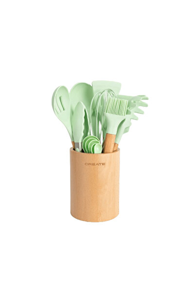 Create Set of 11 kitchen utensils, CREATE, Kitchenware Studio, pastel green