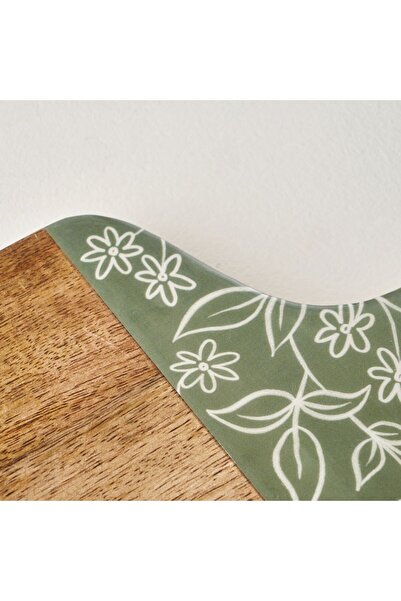 Bella Maison Floral Mango Presentation Board Green (40X20X2 cm)