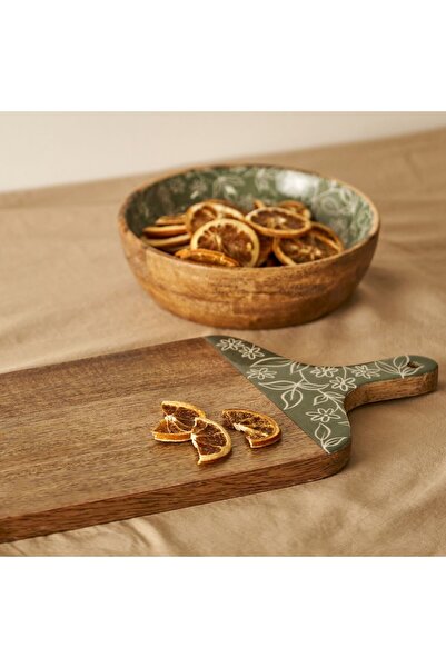 Bella Maison Floral Mango Presentation Board Green (40X20X2 cm)