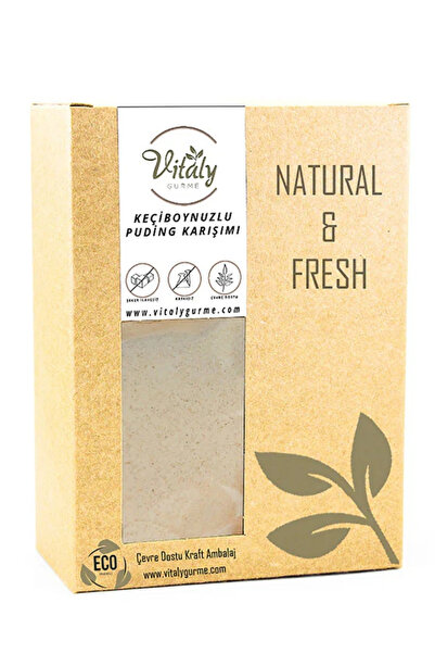 Vitaly Gurme Doğal Şekersiz Keçiboynuzlu Puding Karışımı 160g Çocuk Bebek Ek ...