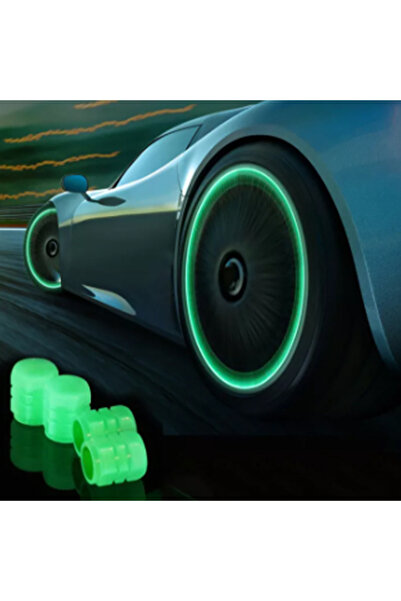 Genetic Car Luminous Tire Valve Cap(4 pcs set)
