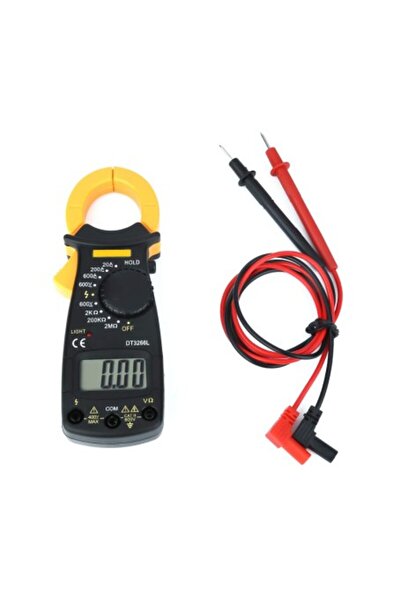 OEM Clamp meter, digital multimeter clamp-type, tester, ammeter, Hold function - DT 3266 L