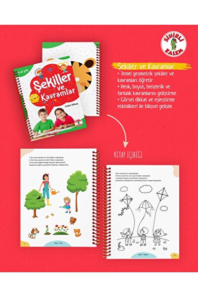 Sihirli Kalem DİKKAT ODAKLI ETKİNLİK SETİ / 5-6 YAŞ