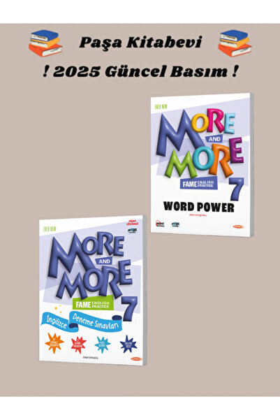 Fenomen Yayıncılık 7 MORE&MORE WORDPOWER + İngilizce Selfie Deneme Sınavı