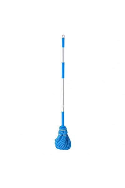 Kovar Telescopic Mop With Adjustable Twist Mop Head And Metal Handle Self-Locking Function- Blue