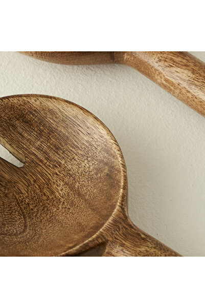 Bella Maison Floral Mango Salad Serving Set Green (28X8 cm)