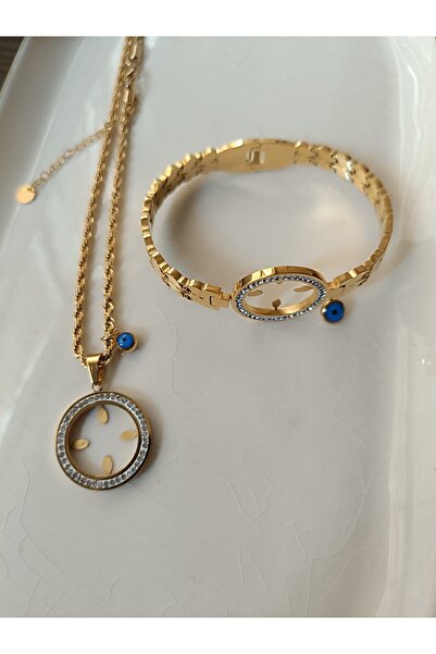 Kudi Double Stainless Steel Bracelet Set