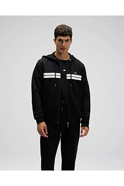 Ellesse Μαύρο ανδρικό φούτερ με κουκούλα Em617