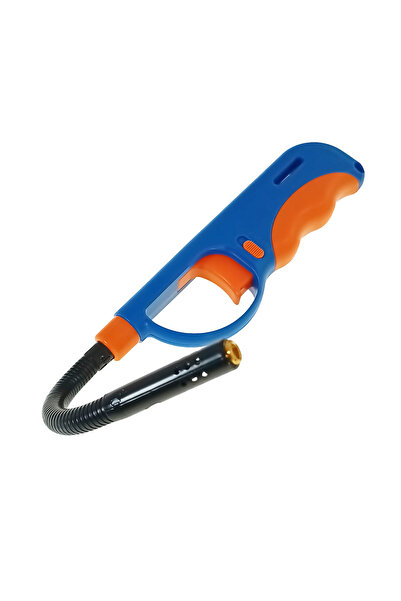 OEM Gas lighter and windproof igniter, flexible neck, refillable tank, locking button