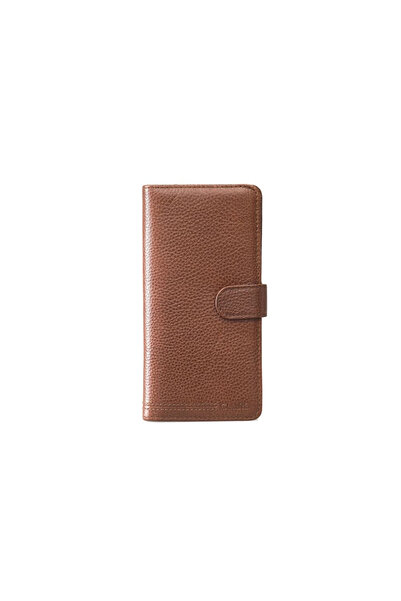 GUARD Pat Leather Hand Portfolio with Phone Input - Tan