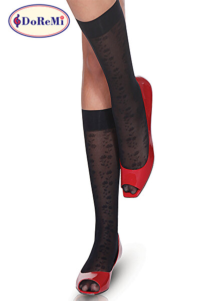 Doremi Patterned Knee Socks Laverna