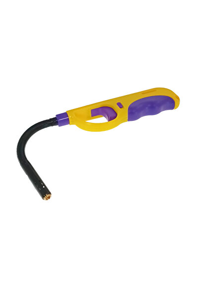 OEM Gas lighter and windproof igniter, flexible neck, refillable tank, locking button