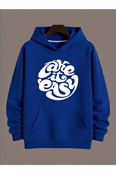 ArtYus Unisex Take It Easy Colorat Special cu imprimeu Bumbac supradimensiona...