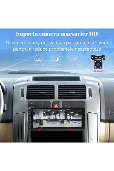 MaxTech MP5 Player universal Android auto & Carplay 1 Din, MaxTech®, display HD de 6.86 inch, TouchScreen