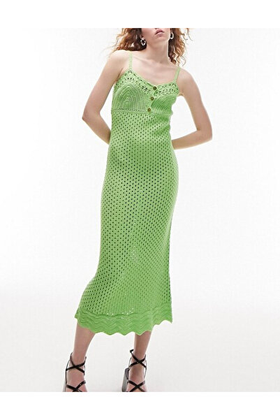 TopShop Topshop maxi dress, green