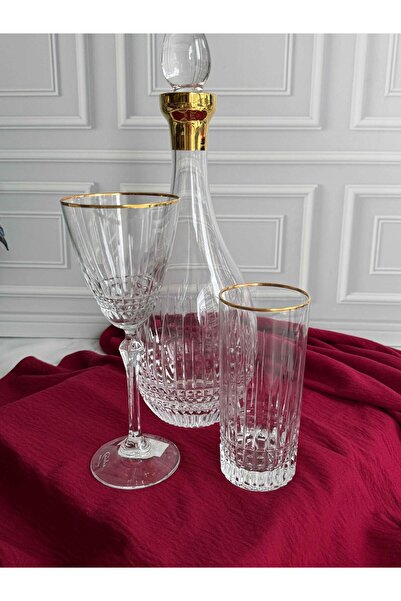 ROSSEV Bakara Gold Water Set 13 Pieces for 6 Persons