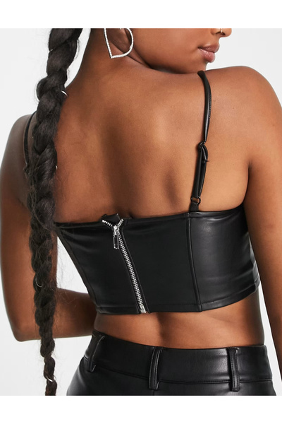 Miss Selfridge Miss Selfridge top, black