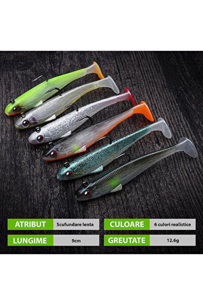 Fish & Paws Kit complet de jiguri si carligi pentru pescuitFish & Paws ®