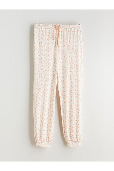 LC Waikiki Жіночий піжамний комплект з велосипедним коміром і квітковим принтом