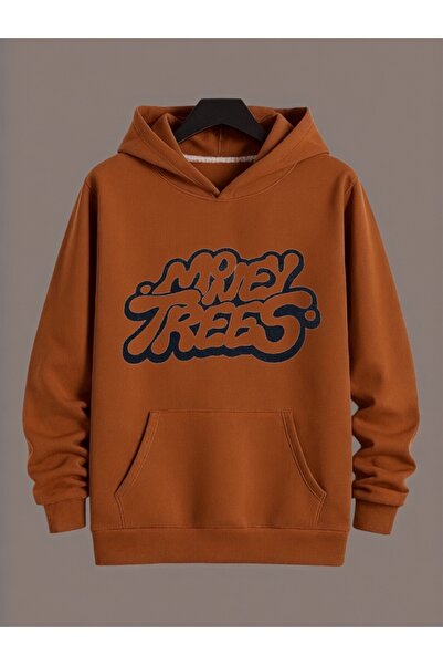 ArtYus Φούτερ Unisex Money Trees Πολύχρωμο Προσαρμοσμένο με τύπωμα Βαμβακερό ...