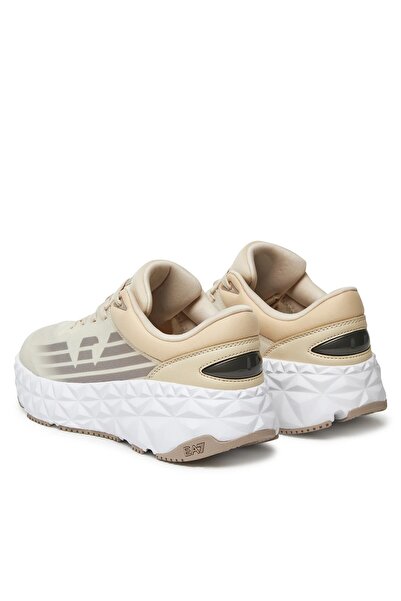 EA7 KARTAL LOGOLU BEJ RENK UNİSEX SNEAKER X8X239 XK432