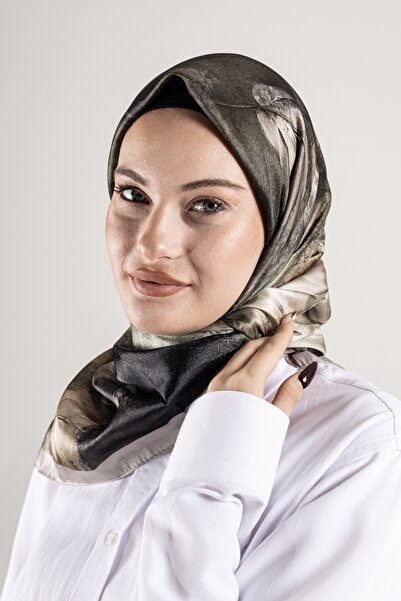 Akel Eșarfă cu model de cristal digital 95x95 – Model pastel-4