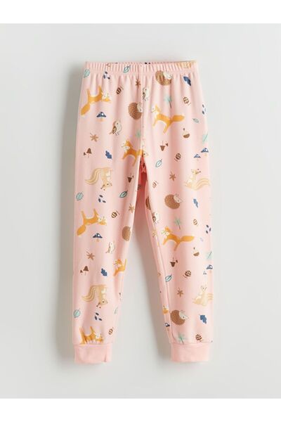 LC Waikiki Lcw Kids Crew Neck Girls Pajamas Set