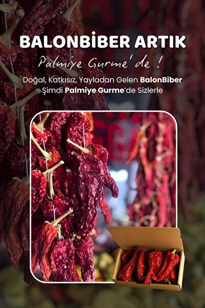 Palmiye Gurme Kale Balon Biber (Kızartmalık – Pişirilmeye Hazır)