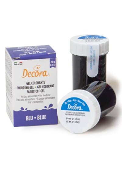 DECORA Colorant alimentar gel - ALBASTRU- 28 gr-
