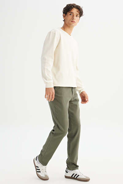 Lee Regular Fit Normal Cut Normal Waist Cotton Stretch Khaki Chino Pants