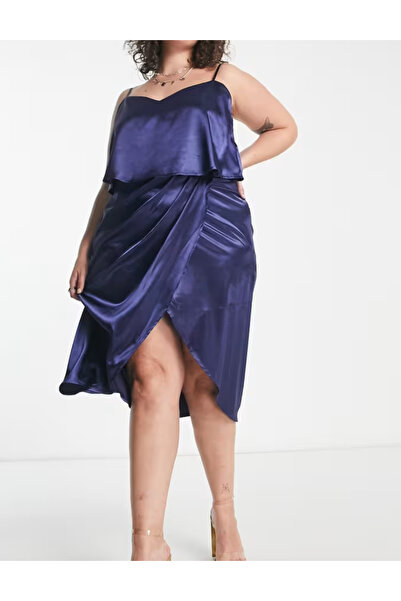 URBAN THREADS Rochie midi Urban Threads, bleumarin