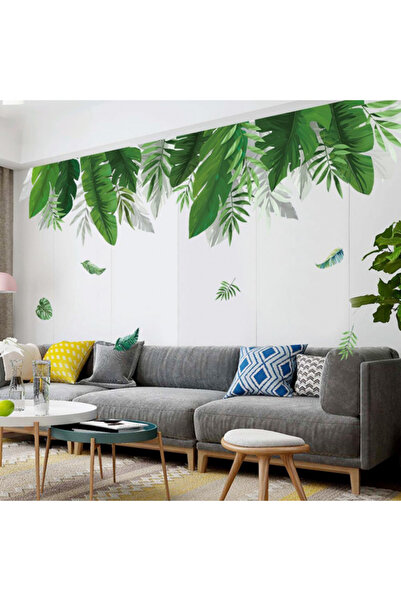 MaffStuff Autocolant decorativ de perete cu frunze exotice