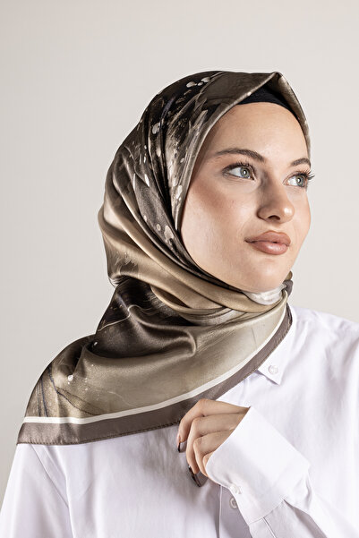 Akel Ψηφιακό κρυστάλλινο μοτίβο κασκόλ 95x95 – Παστέλ μοτίβο-5