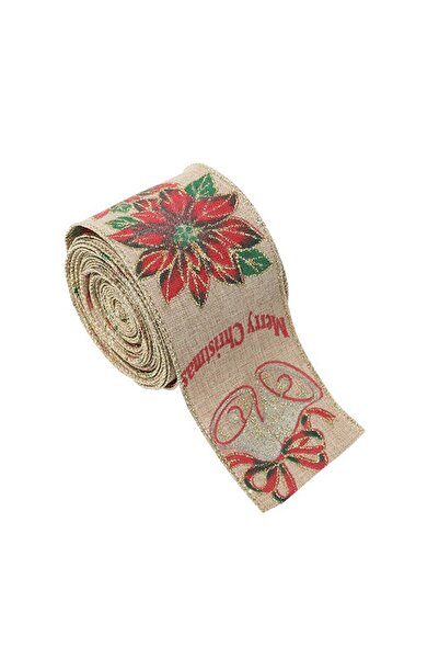 Flippy Panglica Decorativa pentru Craciun, Flippy, 200 x 6,3 εκ., Χακί