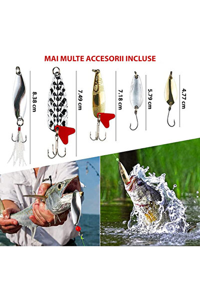Fish & Paws Kit complet de jiguri si carligi pentru pescuitFish & Paws ®