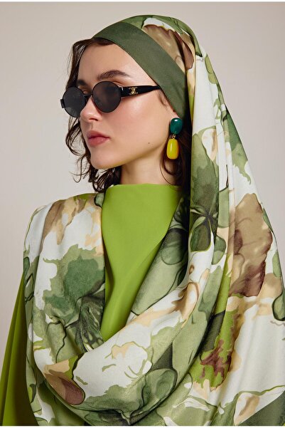 Yaqa HAKİ FLOWER ŞAL