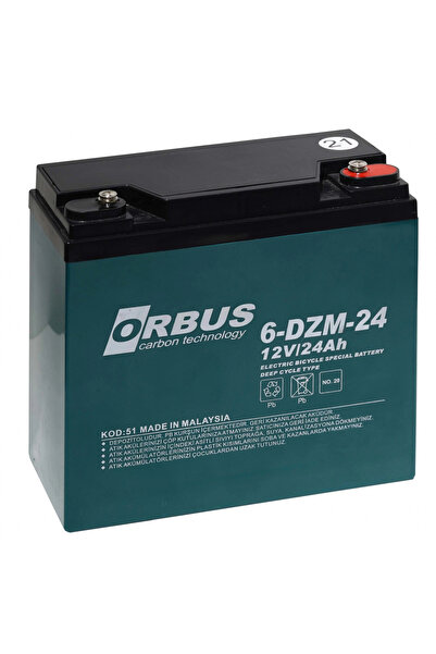 ORBUS 24 Amper 12 Volt Akü