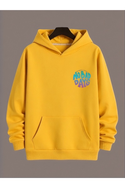 ArtYus Unisex No Bad Days Colorat Special cu imprimeu Bumbac supradimensionat...